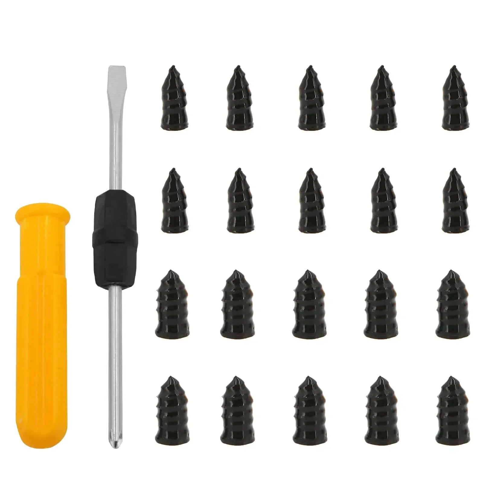 Motorcycle Vacuum Tire Repair Nail Car Tire Repair Tools Kit with EVA Storage Case Car Rubber Tubeless Tire Repair Tool Sets